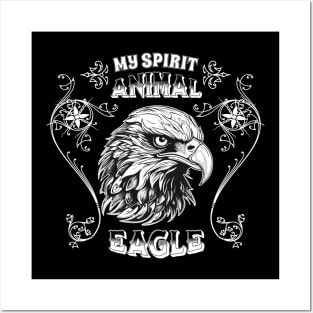 My spirit animal Eagle - Perspective and Spirituality Design Posters and Art